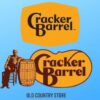 The new cracker barrel logo above the former cracker barrel logo